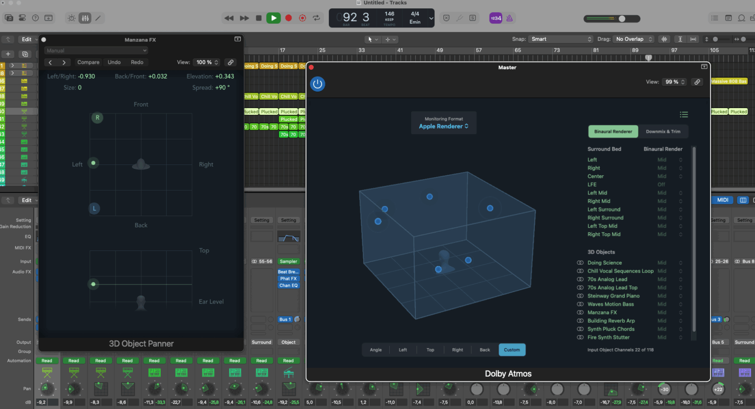 Dolby Atmos & Logic Pro X – MJP Audio Designs | Documentation